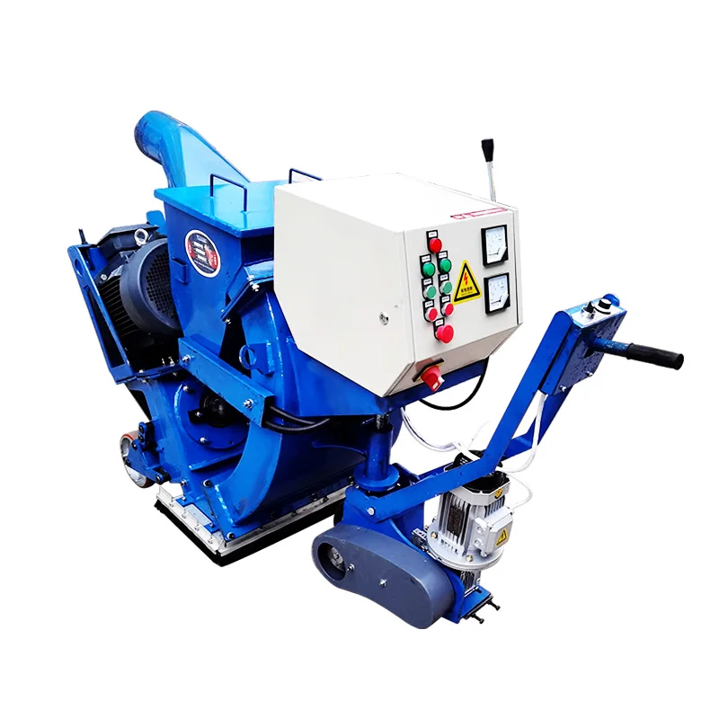Push Type Concrete Surface Shot Blasting Machine Asphalt Road Anti Skid Texturing Floor Prep Blaster Equipment