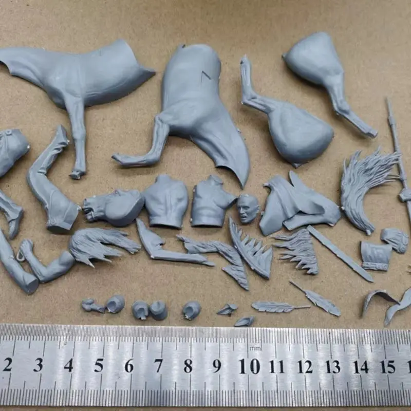 

Indian War Resin Figure 1/24 Scale 75mm Assembled Model Kit Unassembled Diorama Unpainted Figurines Hobby Toys