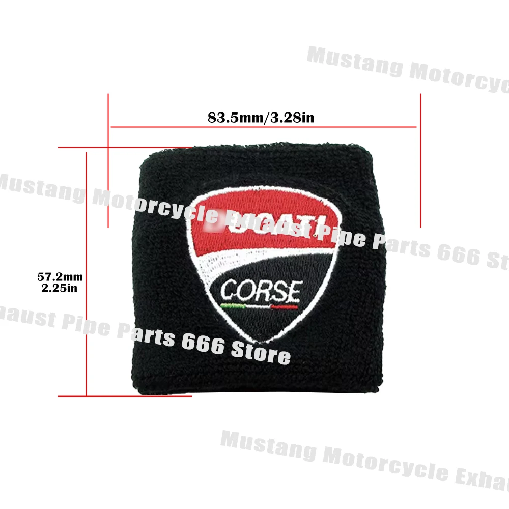 Motorcyc Front Brake Fluid Oil Reservoir Tank Cap Sock Cuff Cover For Ducati 899 959 1198 1198S 1199 1299 Panigale V4 V4R V2