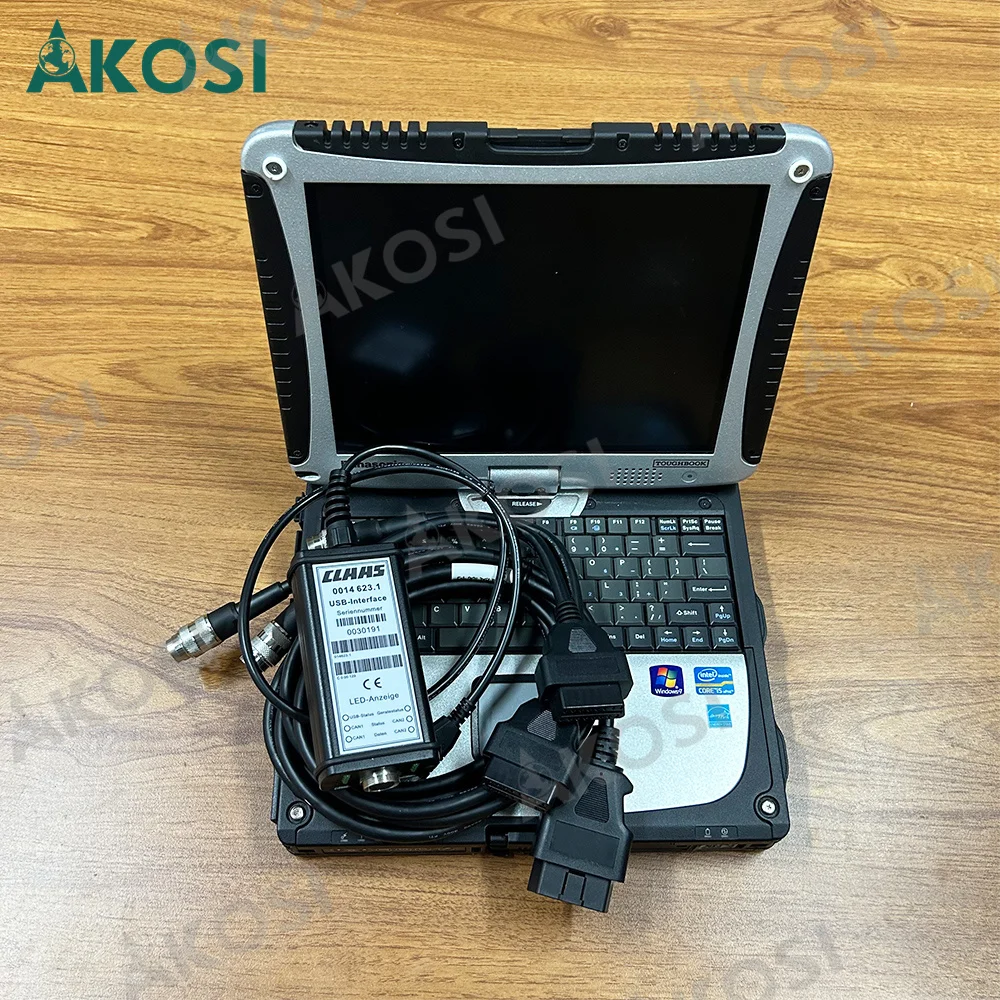 

Ready to use CF19 Laptop+Agriculture construction truck tractor Interface 2021 MetaDiag CLAAS CANBUS For CLASS diagnostic tool