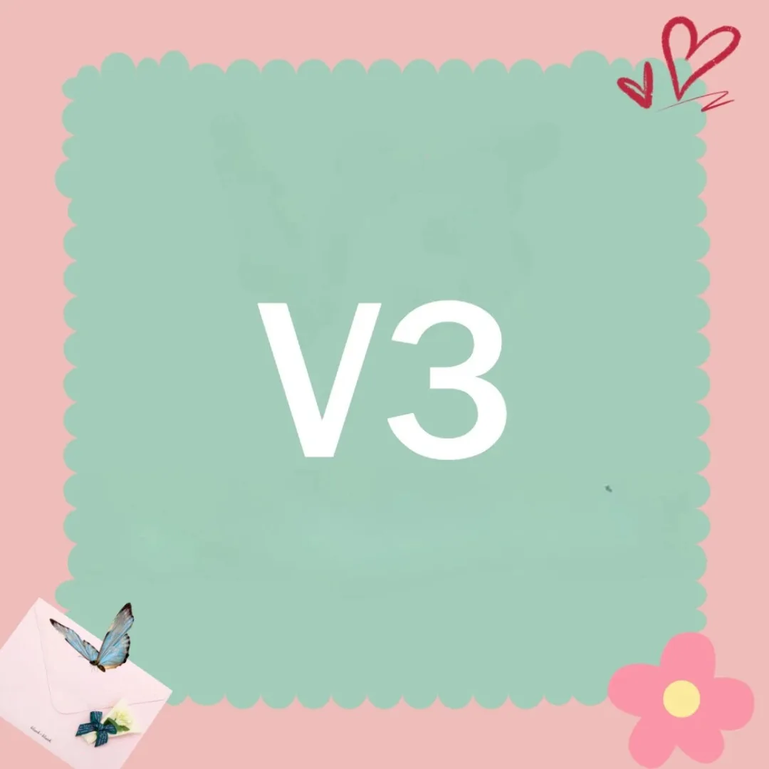 2025 V3 Plush Doll Cute Cartoon Blind Box Toy, Vinyl Doll Surprise Box Keychain Birthday Gift image 6