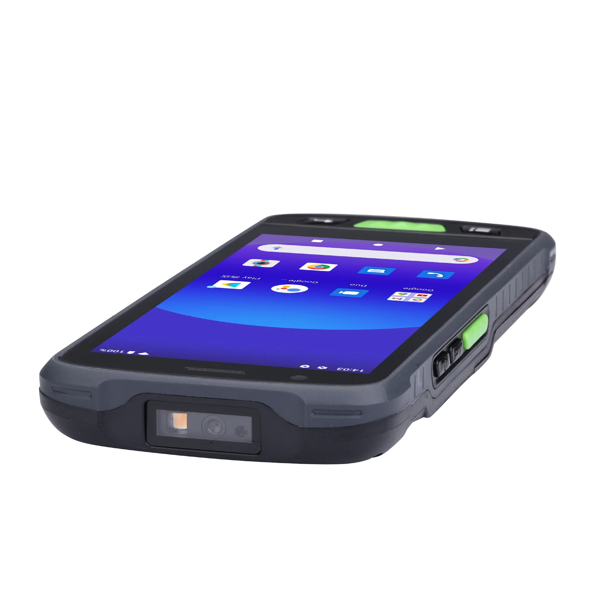 Android Handheld PDA NFC Second-Generation Card Reading Infrared Temperature Measurement Two-Dimensional Health Code Data