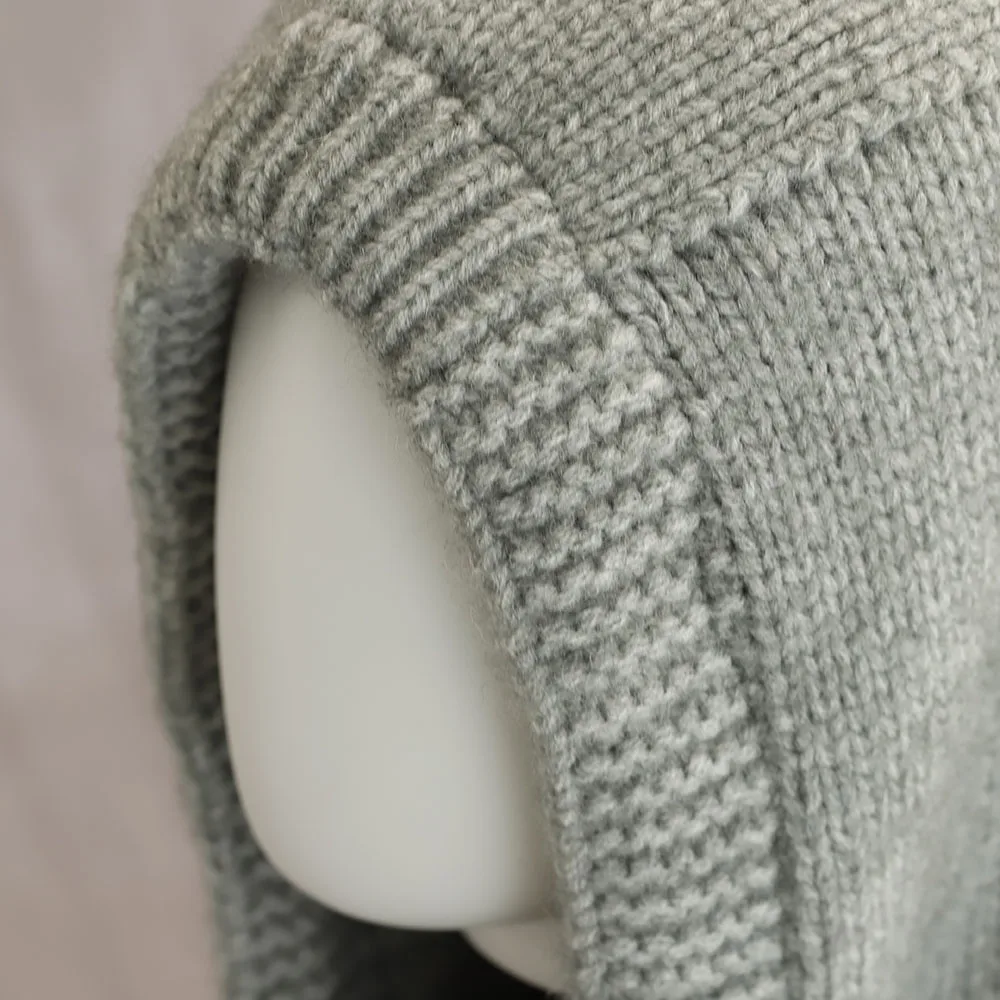 หมวกไหมพรมผู้หญิงแฟชั่นฤดูหนาวปี 2025 สไตล์สตรีทแวร์ ผสมขนสัตว์ อุ่นสบาย ตกแต่งสวยงาม สำหรับผู้หญิง สไตล์ลำลอง