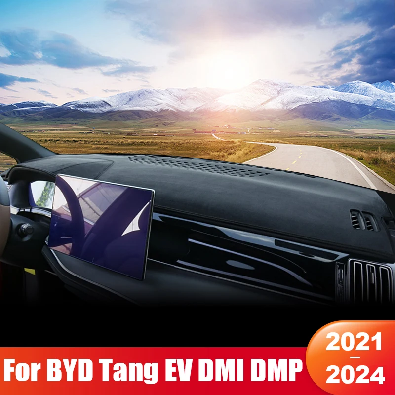 

For BYD Tang DM-i DMP EV 2021 2022 2023 2024 Car Dashboard Sun Shade Cover Instrument Panel Mat Non-slip Pad Accessories