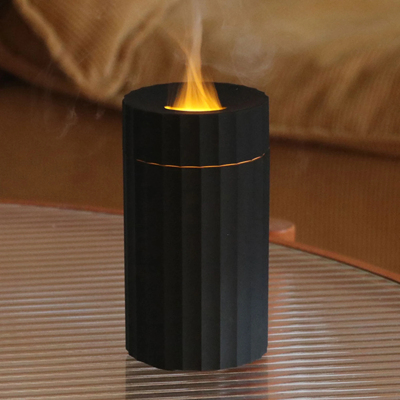 Flame Air Diffuser Humidifier 7 Colors Essential Oil Diffuser Cool Mist Humidifier for Room Office