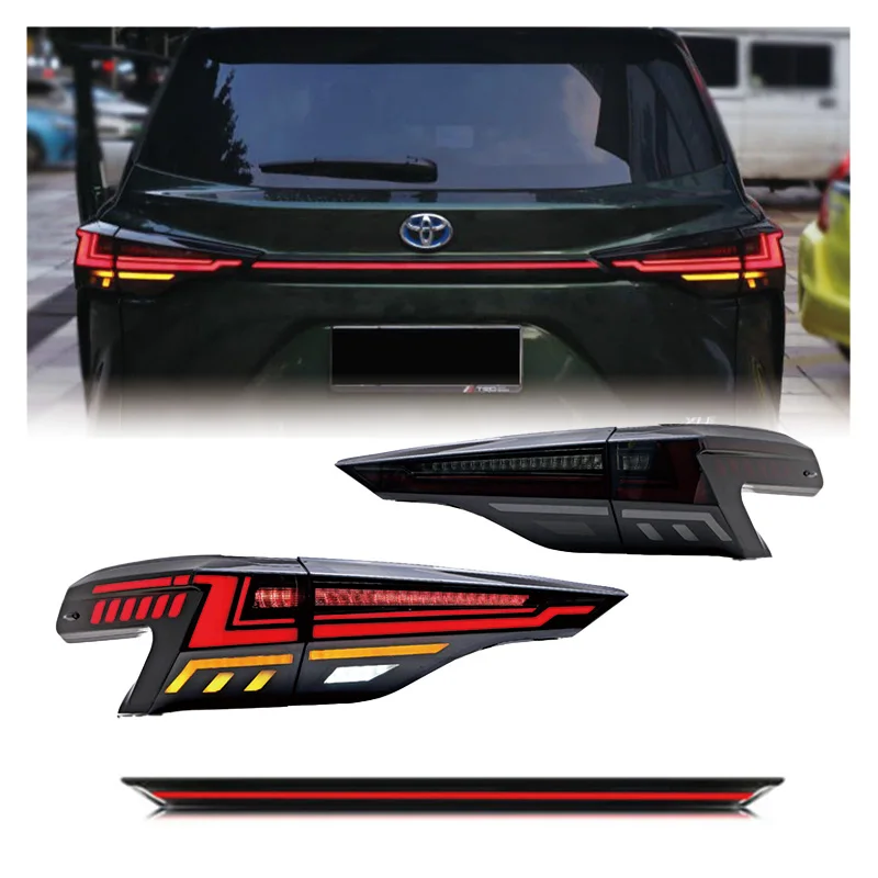 

Заводские светодиодные задние фонари Zhengwo для Toyota Sienna 2021-2022, модифицированные автомобильные аксессуары, задний фонарь