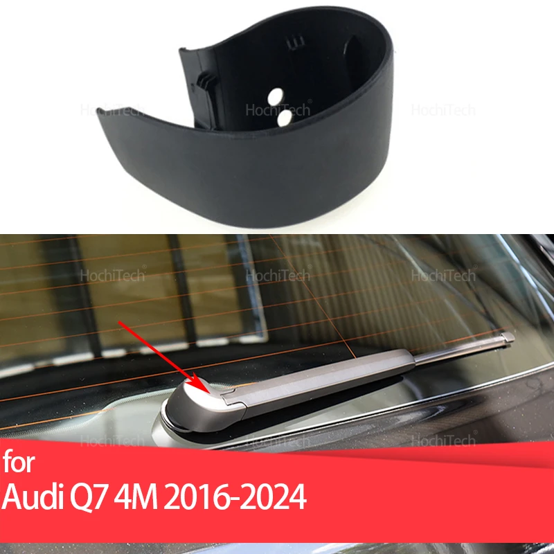 

Car Accessories Rear Windshield Washer Wiper Arm Nut Cap Cover for Audi Q7 4M 2016-2024 4G9955205 Tailgate Nut Protector