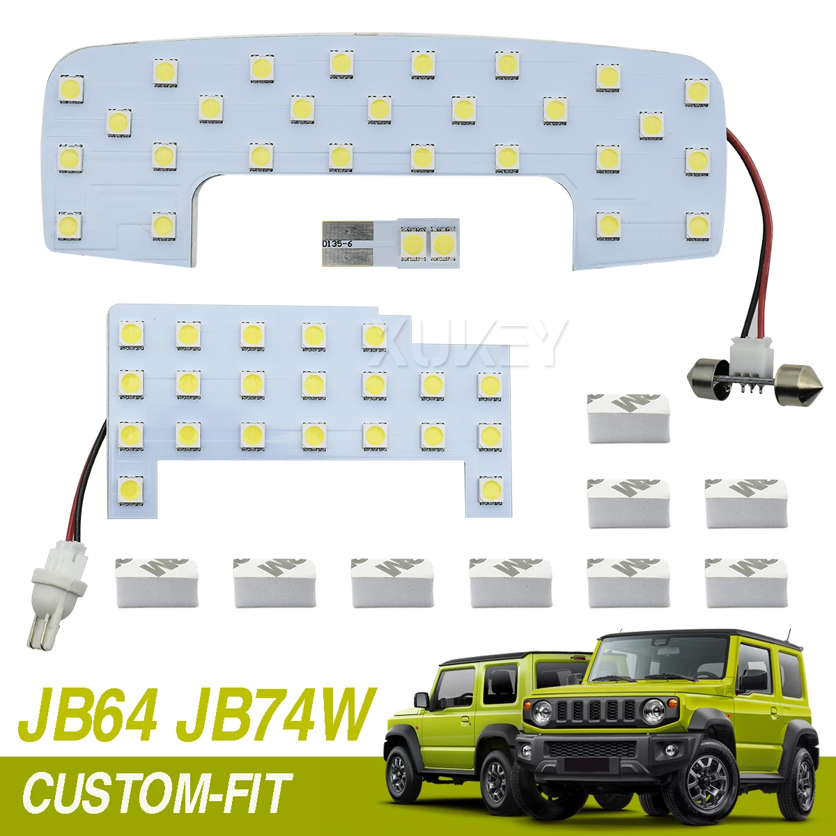 CASHCOW For Suzuki Jimny JB64 JB74W 2019 Led Cabin Reading Lamp Interior Dome Map Light LED Light Ceiling Lighting Upgrade Lamp