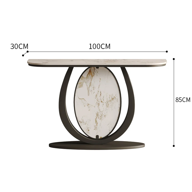 Hotel Design Living Room Table Metal Luxury Console Vintage Table Vertical Nordic Tavolo Soggiorno Entrance Hall Furniture