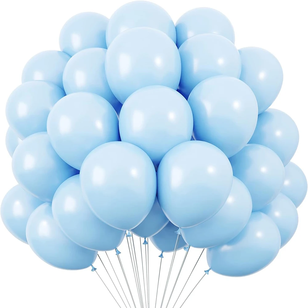 5/10/12Inch 10/20/30 Stuks Baby Blauwe Latex Ballonnen Rood Groen Zand Bruiloft Globos Baby Shower Verjaardagsfeestje Decor