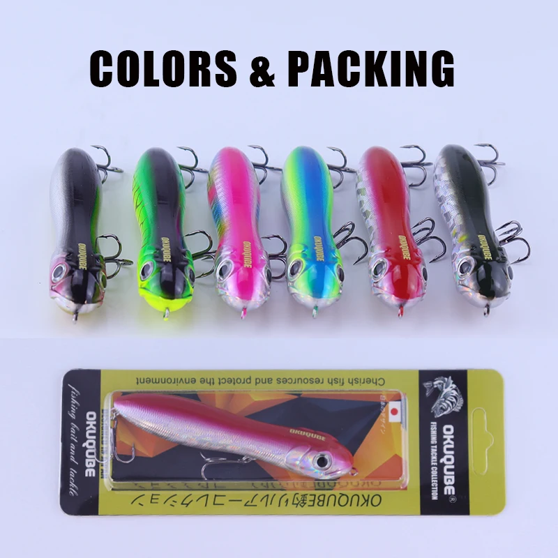 10cm 16g Top Water Pencil Fishing Lure Wobblers Artificial Hard Baits Surface Fishing Pencil Walking Bait Fishing Tackle