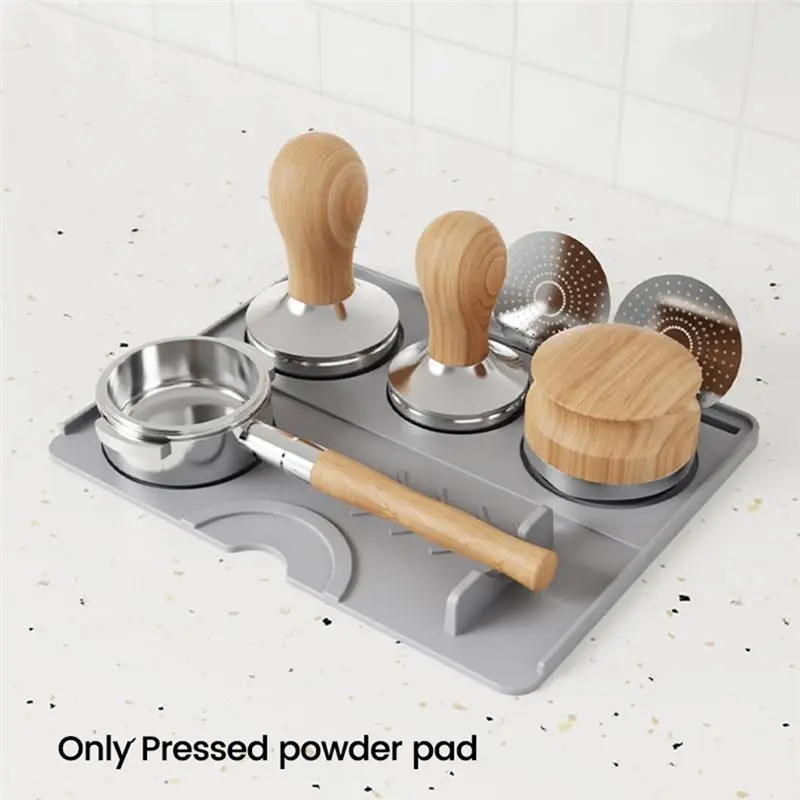 Stasiun Tamping Espresso L73A 2025 untuk Dapur Rumah, Bar, Alas Tamping Espresso Anti Selip, Aksesoris Espresso