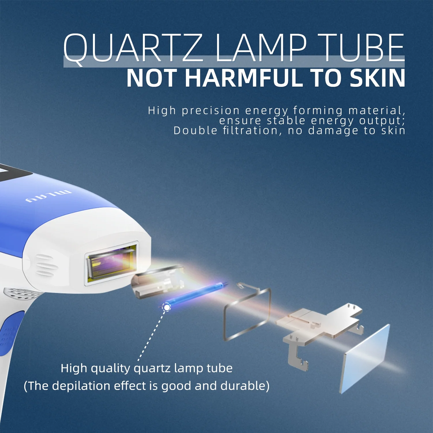 Home Use Mlay Permanent Body Bikini Face Hand Held Mini Ipl Laser Hair Removal Machine