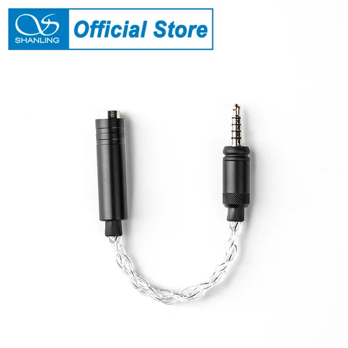 Imagen 1 del producto SHANLING Adaptador de cable de audio balanceado de 5 pines 3,5 mm a 4,4 mm para reproductor de MP3 HIFI M0 PRO