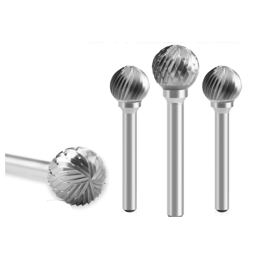 

Большой набор вращающихся бит D Большие шариковые фрезы для металла, деревообработки, фрезерные инструменты, фрезы из карбида вольфрамовой стали