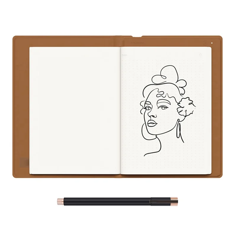 Superior-HUION Drawing Tablet With Battery-Free Pen, Bluetooth Wireless Paper Tablet Electronic Writing Pad Note Digital Noteboo