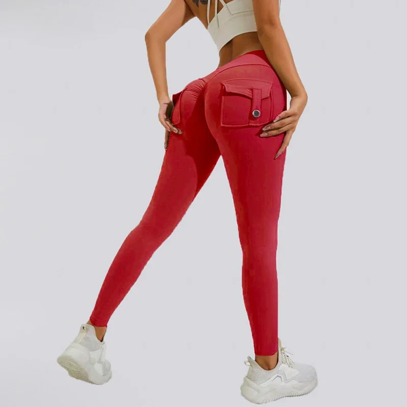 High Waist Seamless Yoga Leggings with Pockets Naked Feeling Women Fitness Running Leggings Energy Gym Tight Workout Pants