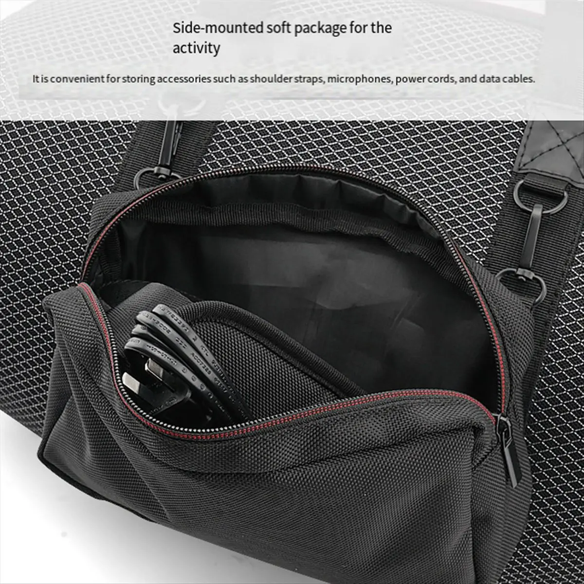 Punctual- For JBL Boombox 4 Speaker Carrying Case Storage Bag Protective Cover Portable Travel Organizer with Shoulder Strap