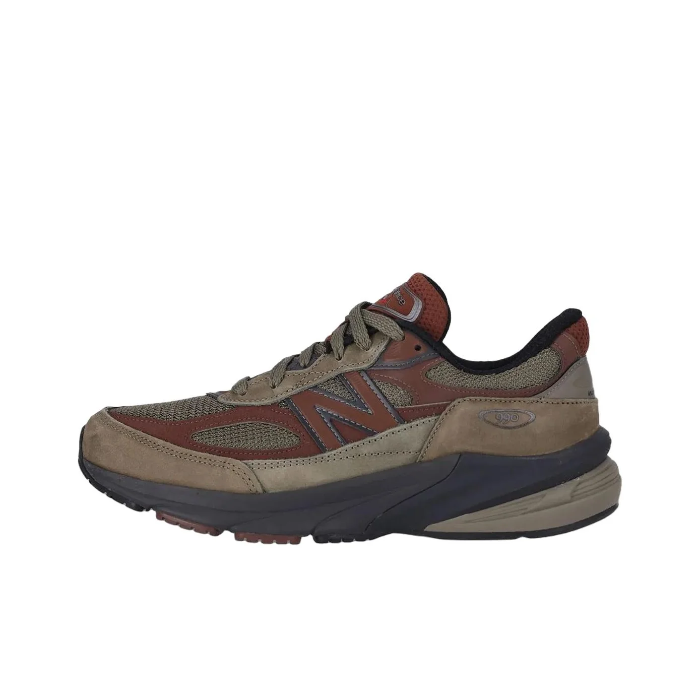 New Balance NB 990 V6 Running Shoes Unisex Brown/Black U990CA6