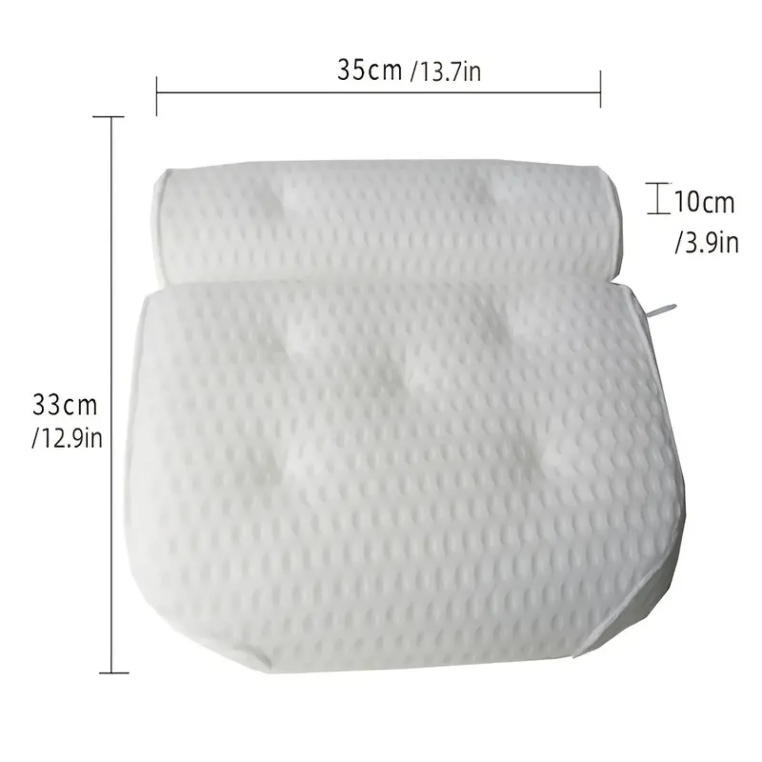 Oreiller de bain luxueux, confort ultime, coussin de baignoire 4D, relaxant avec style avec nos oreillers de bain