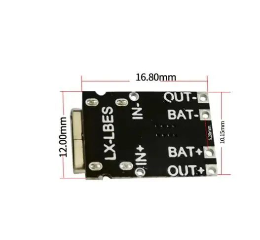 1A 3.7V 4.2V Charger Module Type-C InteIrface With Protection Board Ultra-small Ternary Lithium Battery Charging Board