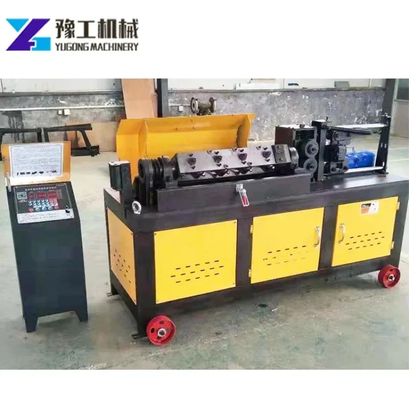 

Reinforcing Bars Straighten Cutter Round Bar Straightening Steel Tube Cutting Machine Manufacturer