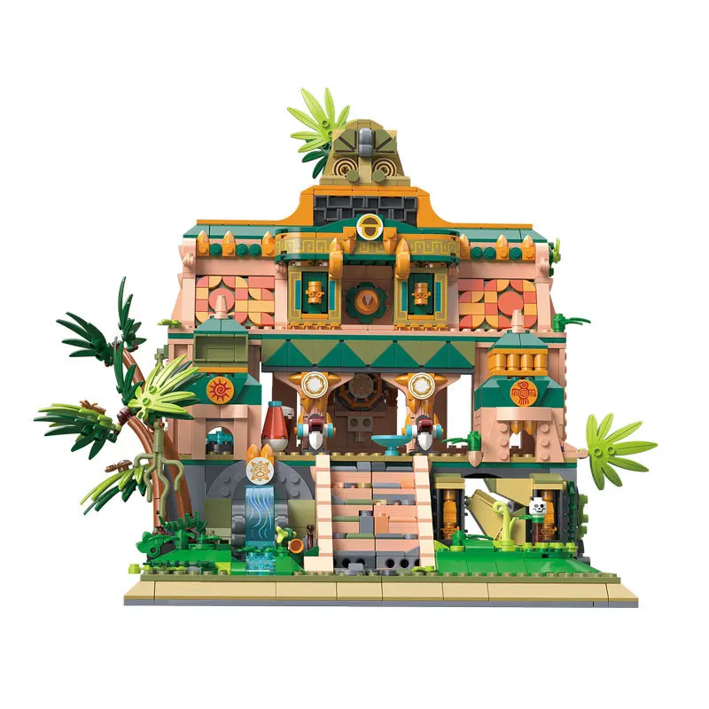 

Ancient Civilization Architecture Maya Lost Temple Mini Block Assemble Model Figures Building Brick Toy Collcetion For Gifts