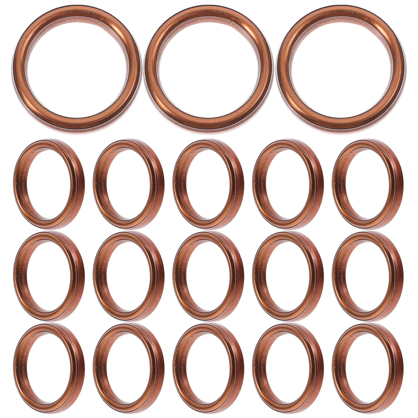 

20PCS Exhaust Gasket 70 100 110 Models Car Parts Flange Muffler Washer Motorcycle Exhaust Pipe Gasket Components