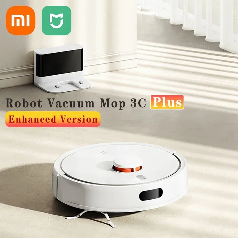 

XIAOMI MIJIA 3C Sweeping Robot Vacuum Mop 3C Plus Enhanced Smart Big Suction Vacuum Cleaner Laser Navigation Automatic Sweeping