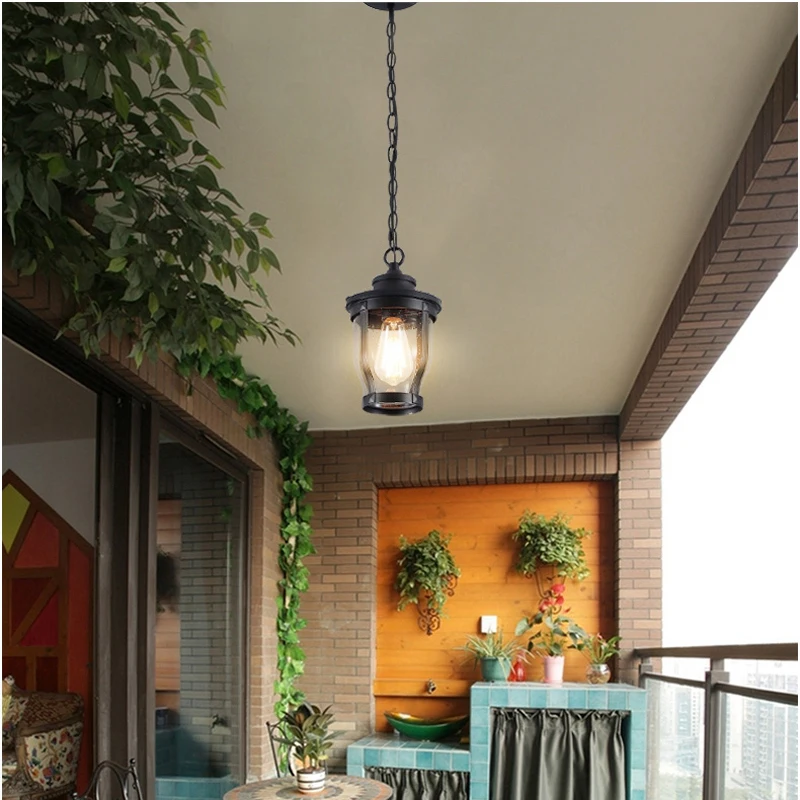 

Outdoor Chandelier for Corridor Aisle Balcony Garden Villa Gazebo Courtyard Gate Pavilion - Pendant Lighting