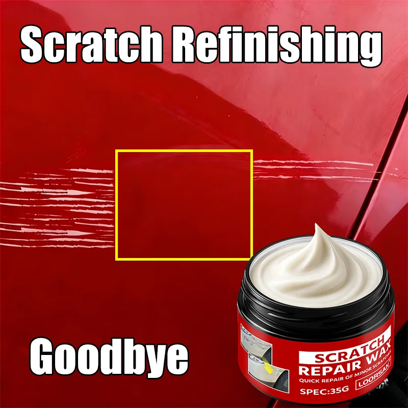 LOORSAN Car Scratch Repair Wax, Paint Polishing Compound, Minor Scratch & Swirl Remover for All Car Colors, Paint Restorer