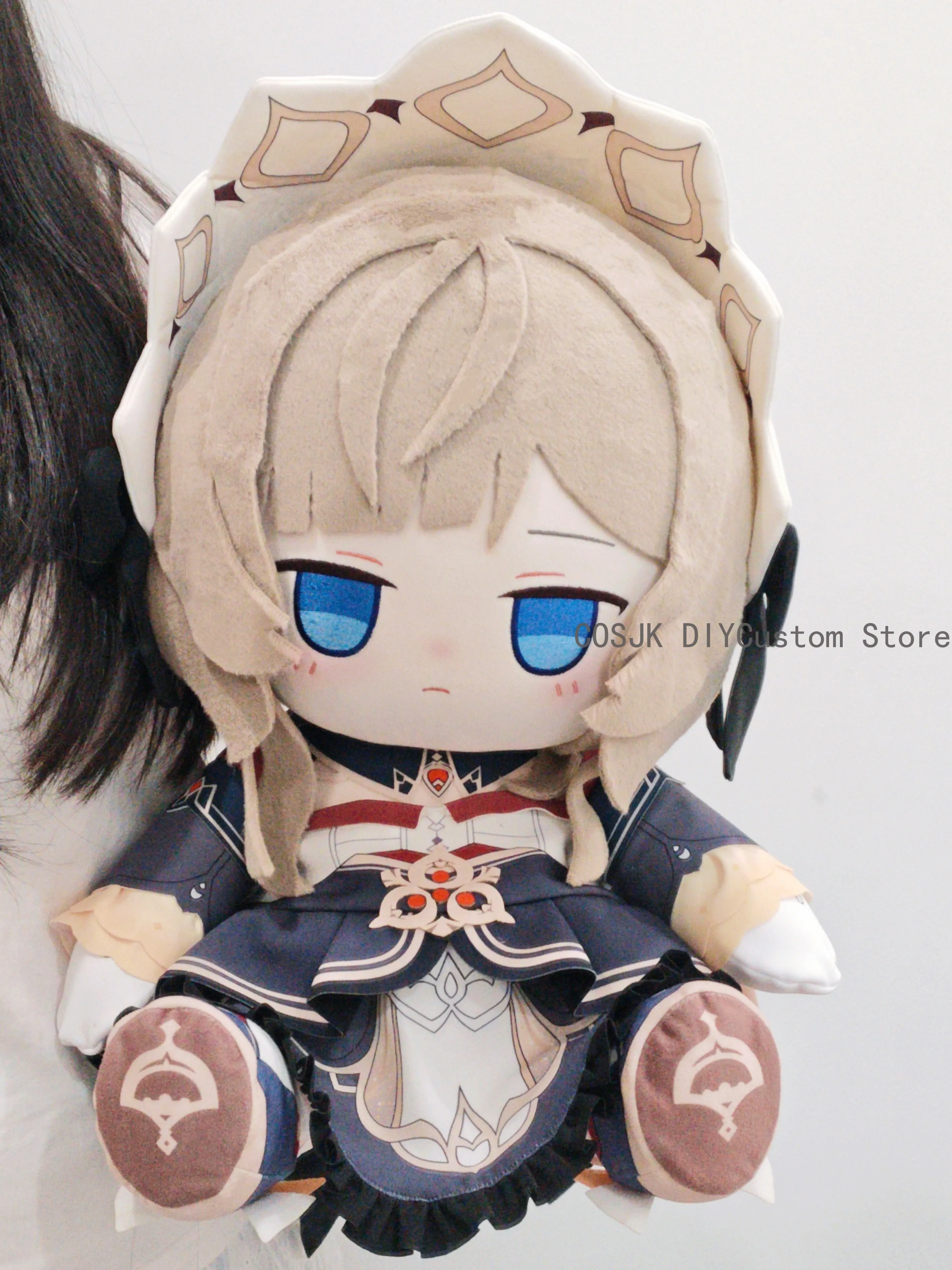 

Game Fatui Sandrone Marionette Genshin Impact 40CM Anime Cotton Body Cartoon Plush Dress Up Sitting Posture Pillow Cushion Gift