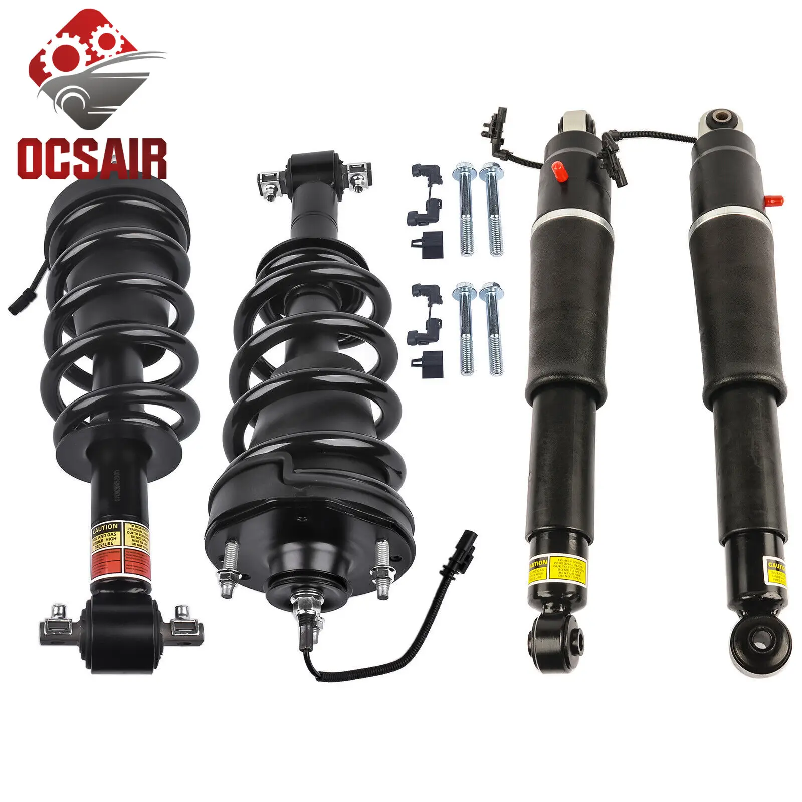 84176675 4PCS Front Rear Electric Shock Absorbers Assembly For Cadillac Escalade GMC Yukon XL Chevrolet Suburban Tahoe 15-19