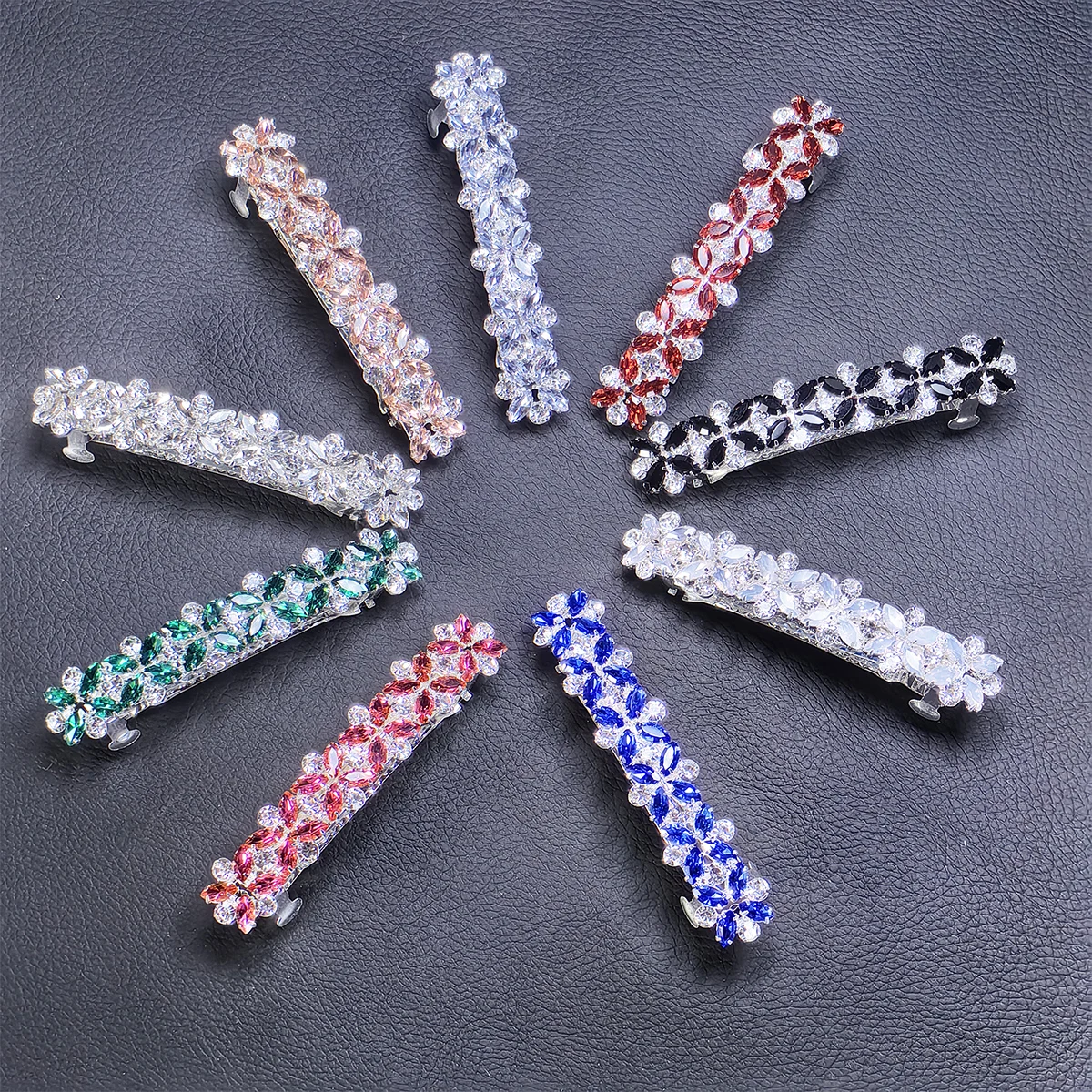 Crystal hairpin clip Valentine's Day wedding prom accessories for women