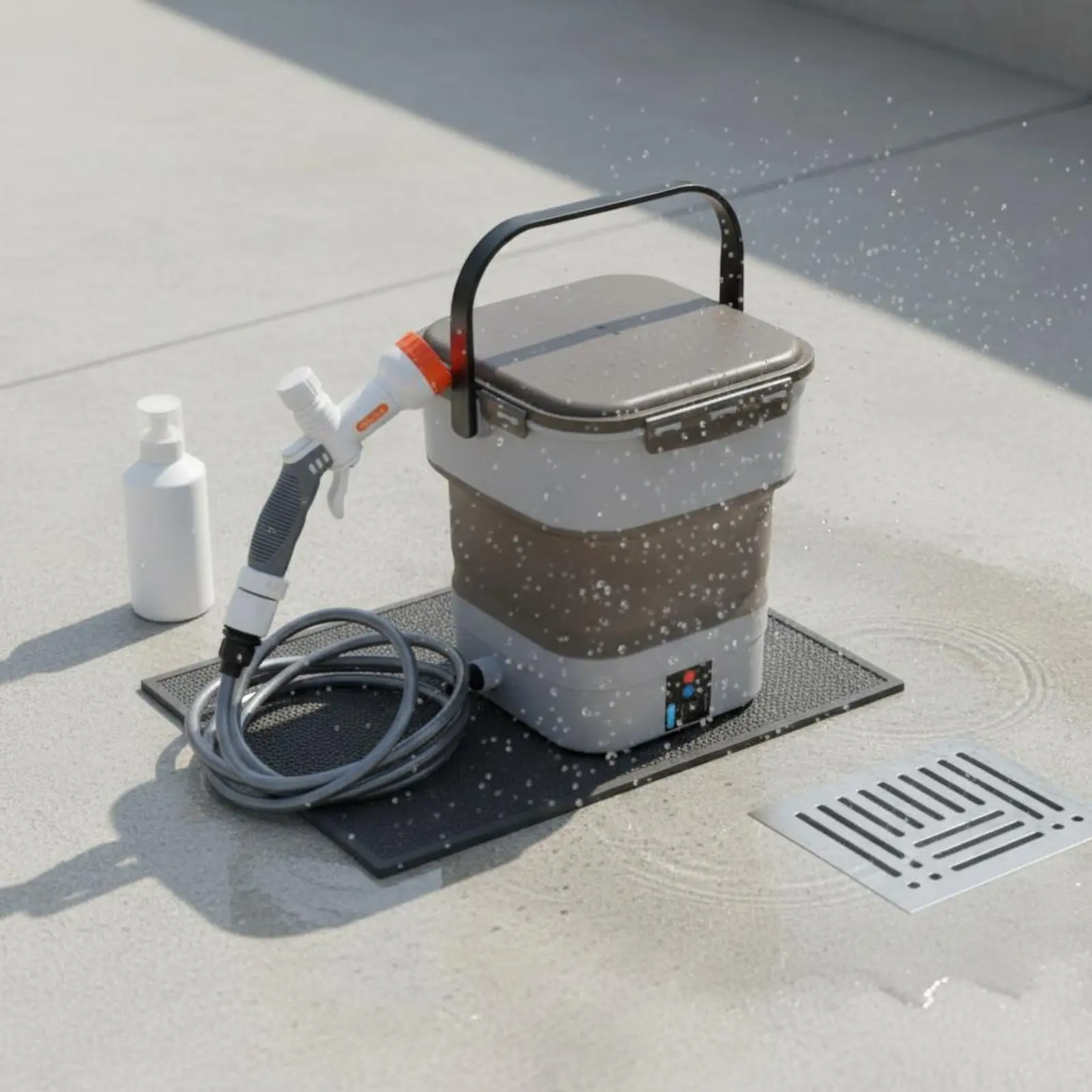 

Foldable Electric Sprayer No Manual Pumping Rechargeable Garden Sprayer Rechargeable Spray Automatic Shutoff for Gardening