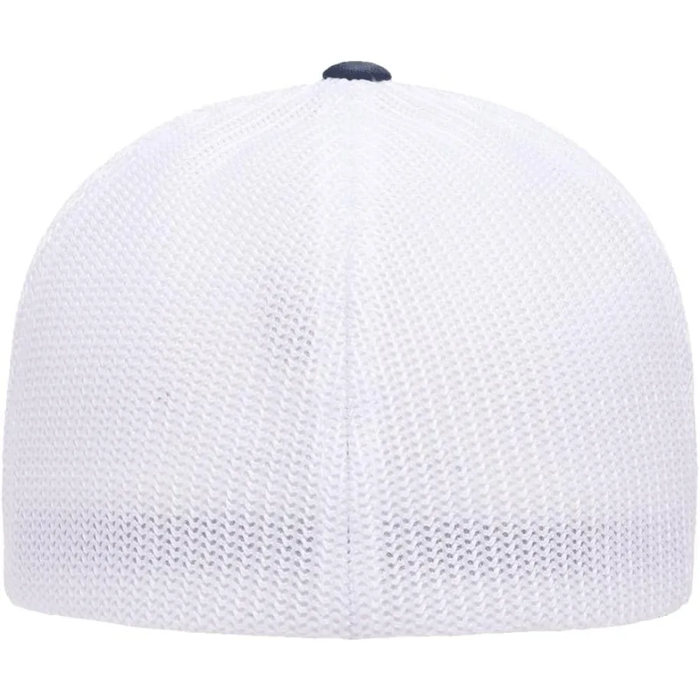 Stretchable Mesh Panels Mid-Profile Fitted Trucker Cap Bulk Pack Available