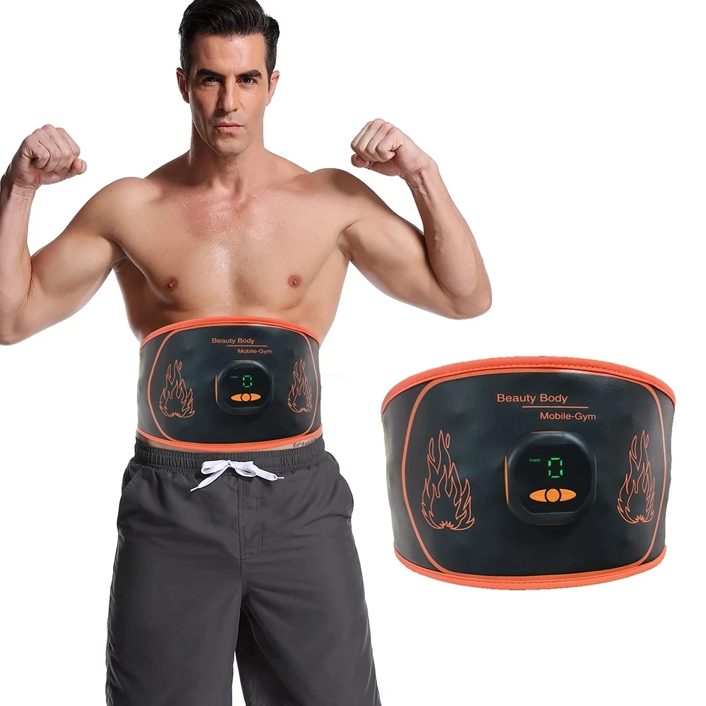 

EMS Massage Belt Fitness Slimming Equipment Electric Abdominal Muscle Stimulator Vibration Abdominal Muscle Trainer Waist Home