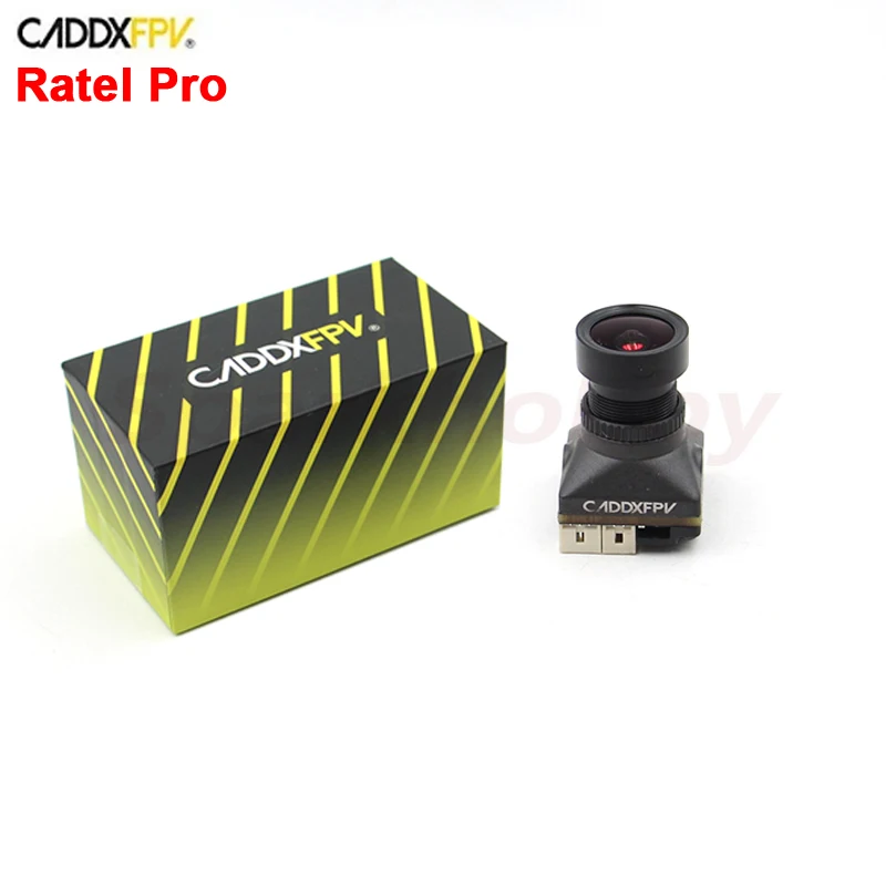 CADDX Ratel Pro 1500TVL FPV Blacklight  Camera 1/1.8''Cal Super WDR 125° FOV 2.8mm 16:9/4:3 NTSC/PAL Switchable For Drone parts