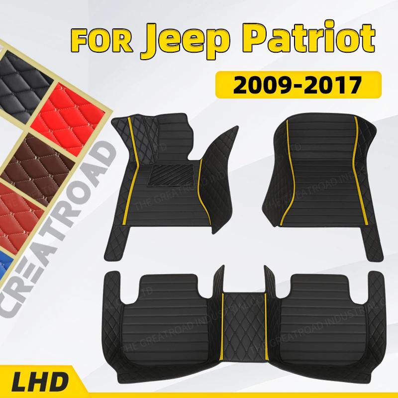 

Автомобильные коврики на заказ для Jeep Patriot 2009 2010 2011 2012 2013 2014 2015 2016 2017 автомобильные подушечки для ног автомобильный ковер чехол