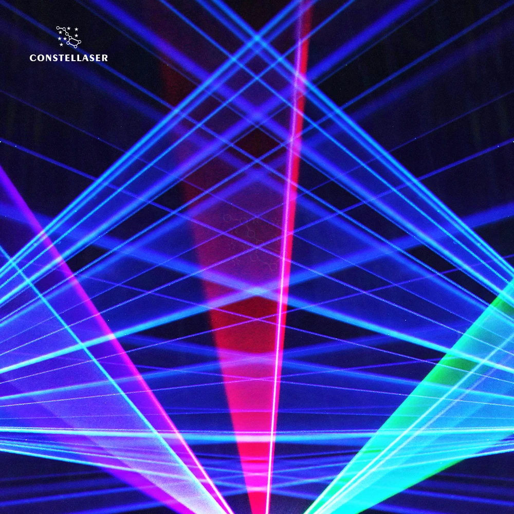 12W Effect ILDA Protocols RJ45 Network Cable Interface for DJ Professional Stage Disco Party