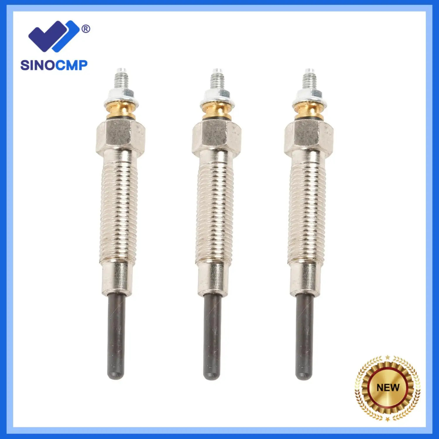 

3pcs PJ7415544 Glow Plug for Volvo EC25 EC30 EC35 EC70 EW70 EC70VV EW70VV Excavator