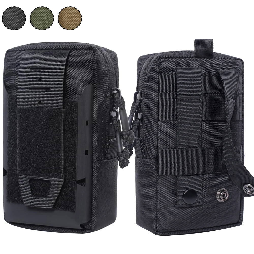 Tactical Molle Waist Pack Cell Phone Pouch Small EDC Utility