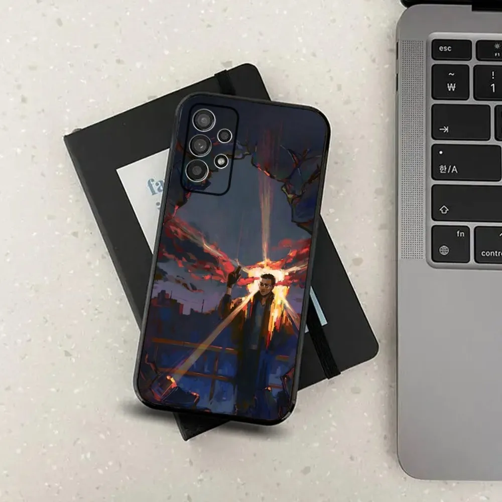 Game Disco E-Elysium Phone Case For Samsung Galaxy A13,A21s,A22,A31,A32,A52,A53,A71,A80,A91 Soft Black Cover