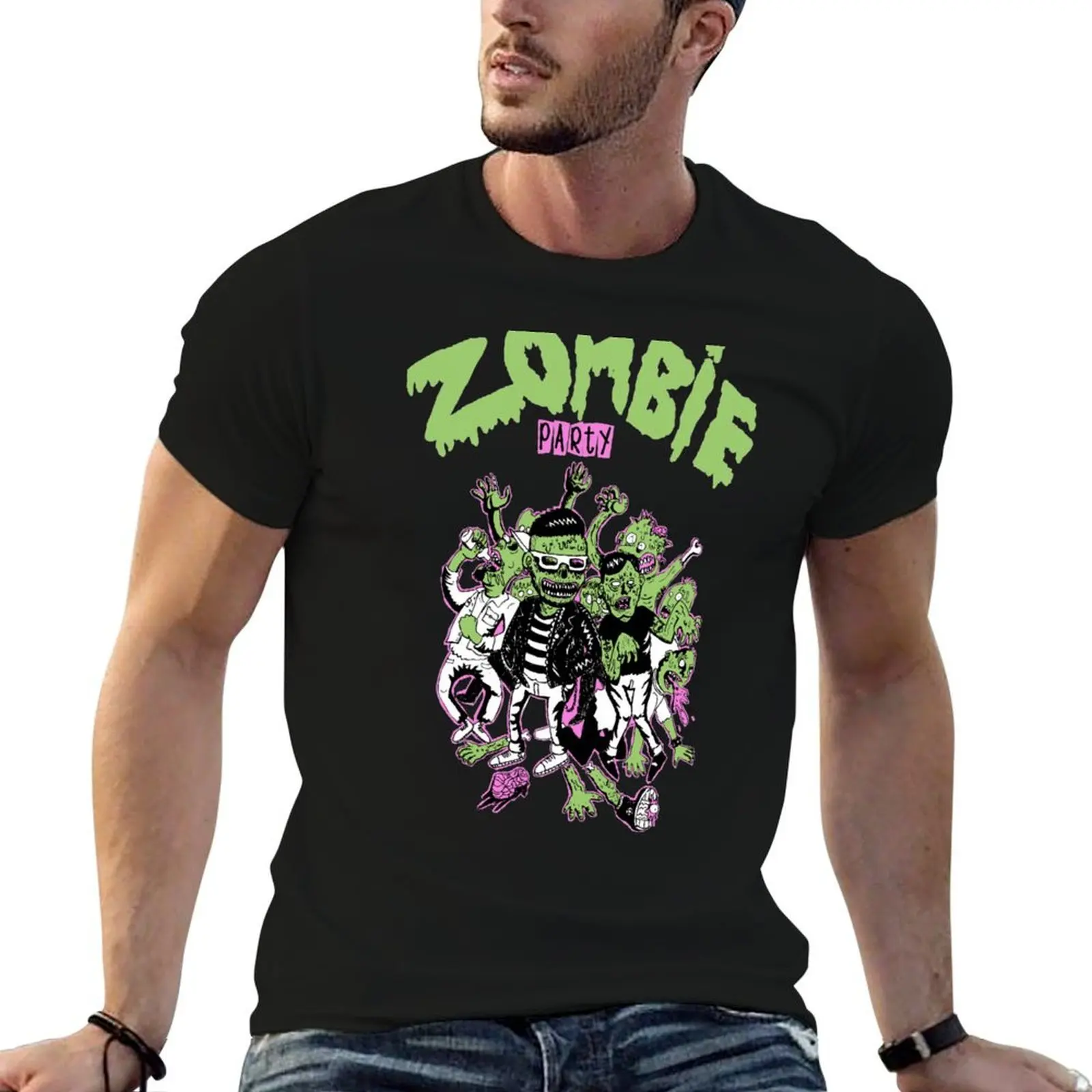 

for man t men g tshirt t shirts Zombie for men T-Shirt party man shirts anime