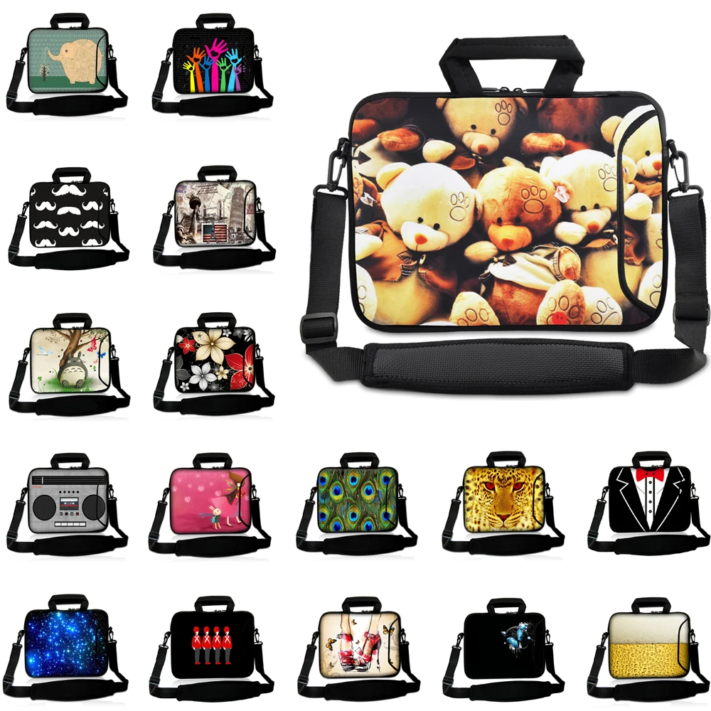 

13" 13.3 inch Laptop Messenger Briefcase Notebook Bag Case For Macbook Air M3 M4 13 Teclast T65 Max Chromebook Accessories Cover