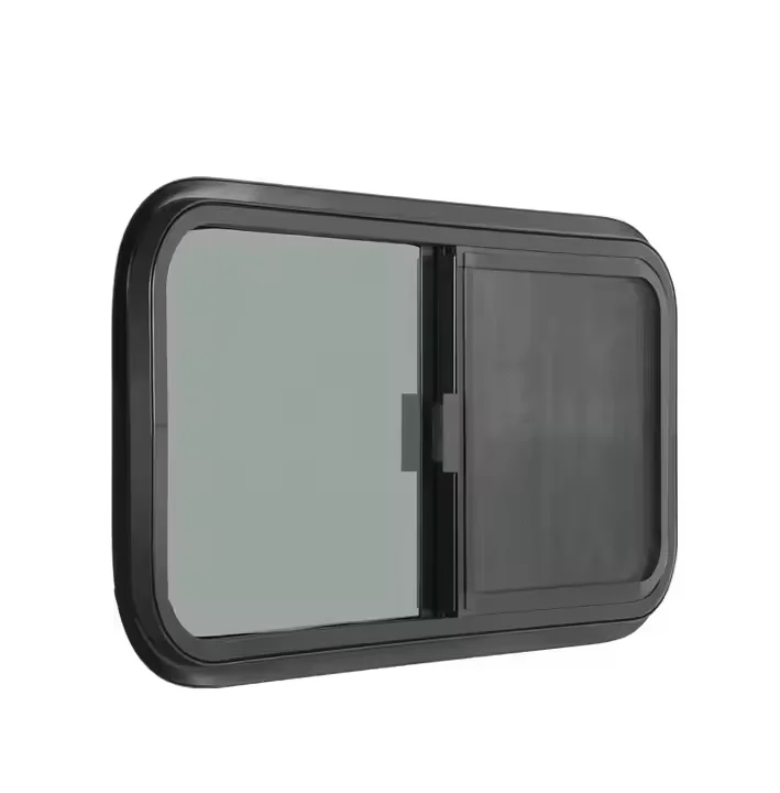 Wholesale Tempered Glass Windshield Open One Sides 3C Certification Caravan Side Window RV Window Sliding Window