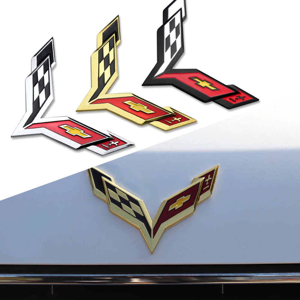 Auto Styling Stickers 3D Metal Car Wndow Trunk Wing Shape Decal Accessories For Chevrolet Captiva Cruze Z71 Colorado Corsa Volt