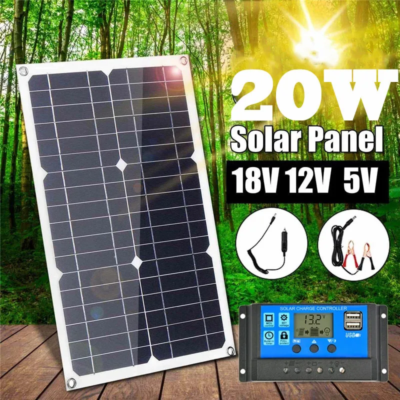 Imagem -06 - Omni-no Painel 20w Solar Módulo Fotovoltaico Flexível