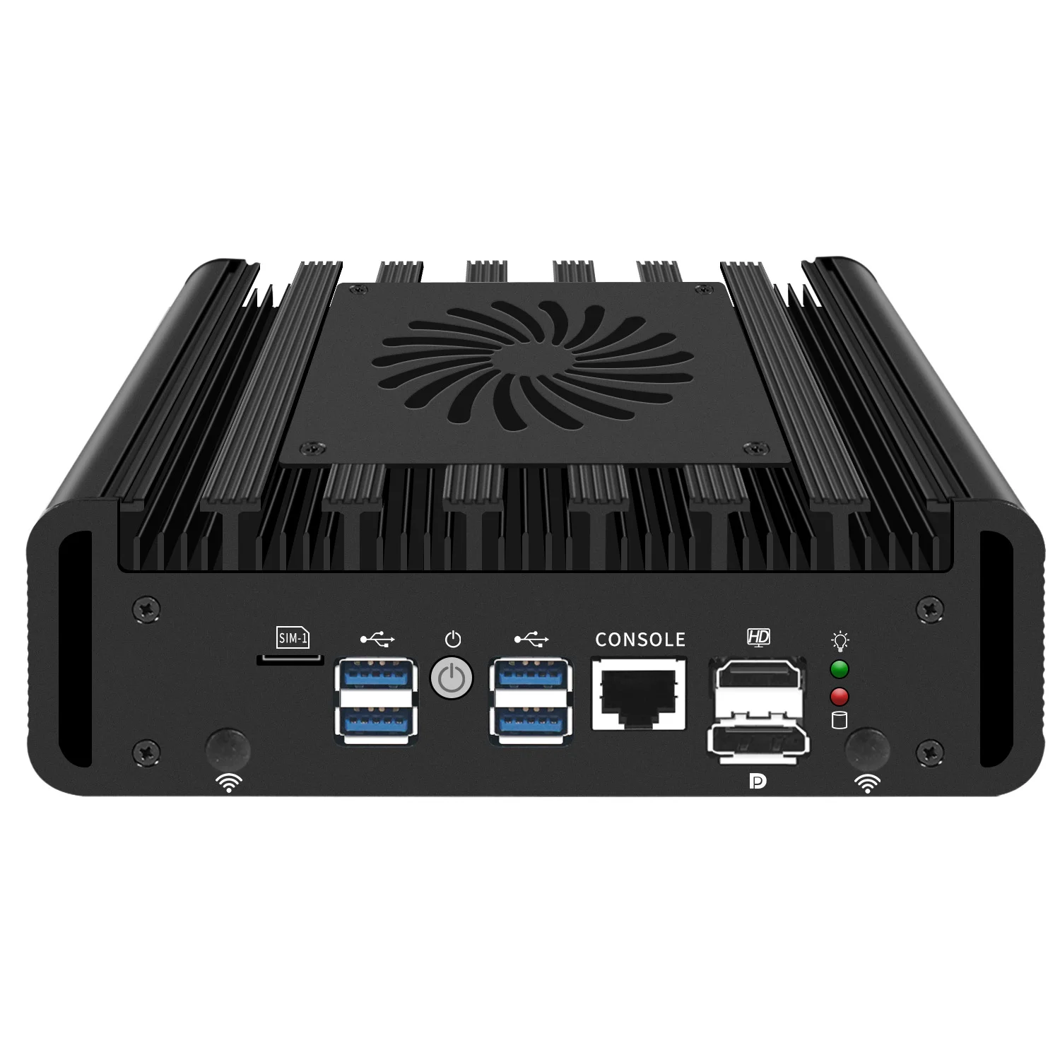 Soft Router Ultra 7-165H Meteor Lake Dual DDR5 6x2.5G LAN Firewall Appliance M.2 NVMe WiFi5 4K HD DP Windows11 Desktop Computer