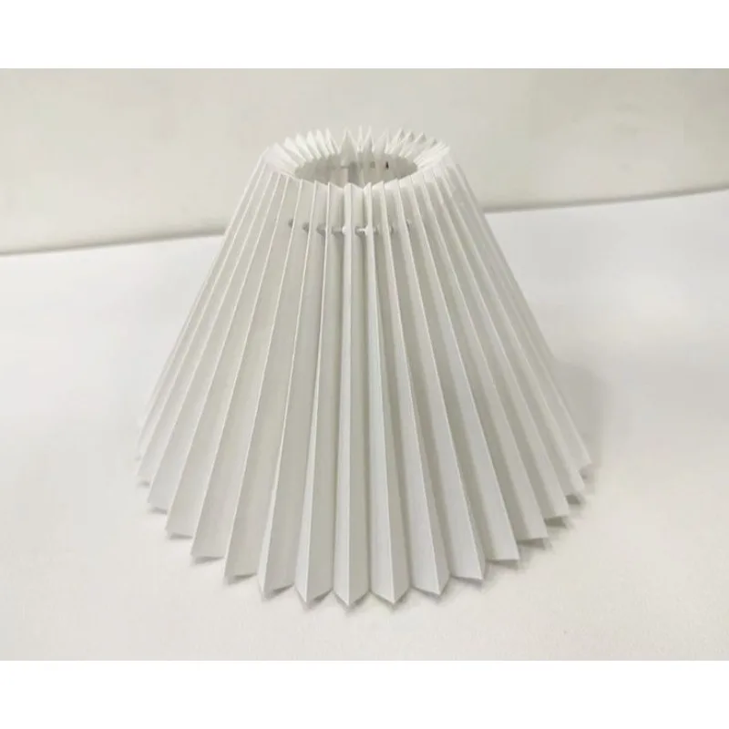 Fabric Pleated Lampshade Hotel Bedroom Floor Lamp Night Light Lampshade Shell Table Lamp Lampshade Shell Cover Without Lamp